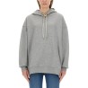SWEATSHIRT WITH V DETAIL