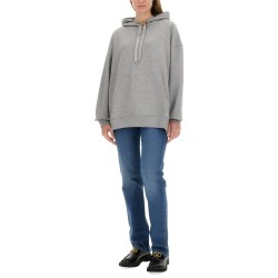 SWEATSHIRT WITH V DETAIL