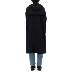 HOODED TRENCH COAT