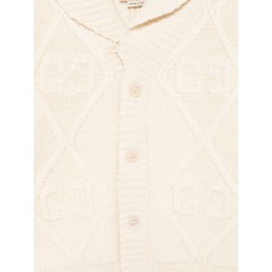 b l/s cardigan co cable and ar/ white/blue/red