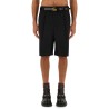 WOOL BLEND TWILL SHORTS