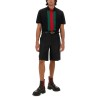 WOOL BLEND TWILL SHORTS