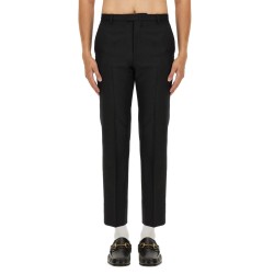 WOOL BLEND TWILL PANTS