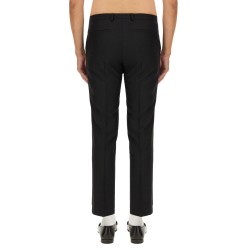 WOOL BLEND TWILL PANTS