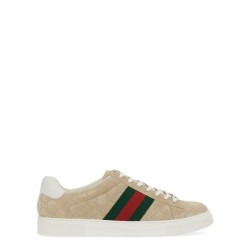 GUCCI ACE SNEAKER WITH WEB DETAIL