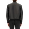 LEATHER BOMBER JACKET