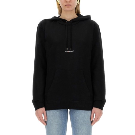 SWEATSHIRT WITH LOGO PRINT