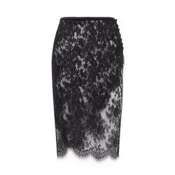 LACE WRAP PENCIL SKIRT