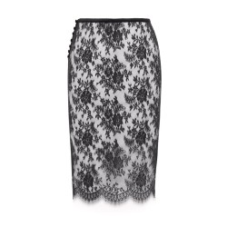 LACE WRAP PENCIL SKIRT
