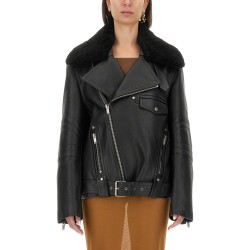 LEATHER BIKER JACKET