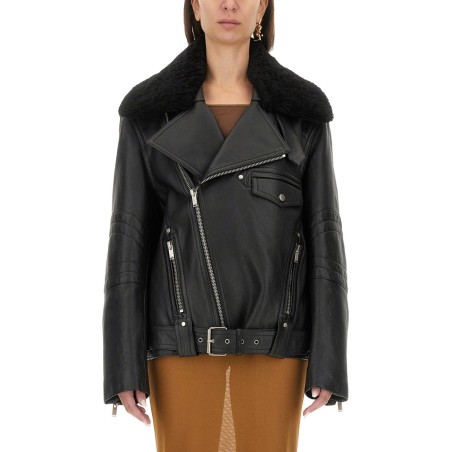 LEATHER BIKER JACKET