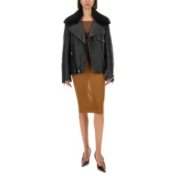 LEATHER BIKER JACKET