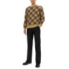 CASHMERE CHECK SWEATER