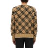 CASHMERE CHECK SWEATER