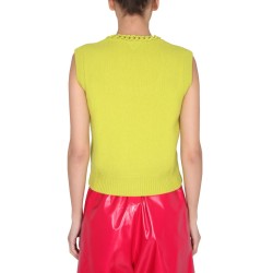 VEST WITH CROCHET CHAIN