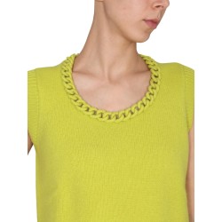VEST WITH CROCHET CHAIN