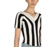 STRIPED PATTERN TOP
