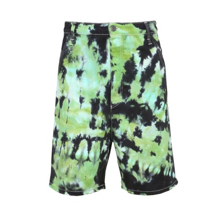BERMUDA SHORTS WITH TIE DYE PATTERN