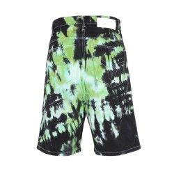 BERMUDA SHORTS WITH TIE DYE PATTERN