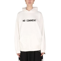 NO COMMENT WIDE FIT HOODIE