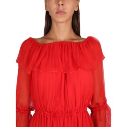 SILK CHIFFON DRESS