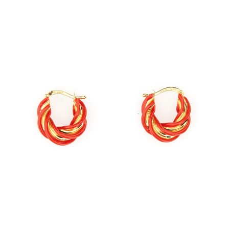 PILLAR HOOP EARRINGS