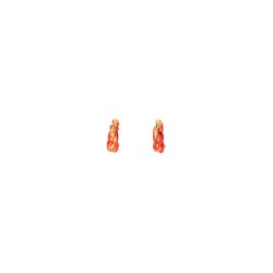 PILLAR HOOP EARRINGS