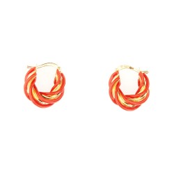 PILLAR HOOP EARRINGS