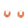 PILLAR HOOP EARRINGS