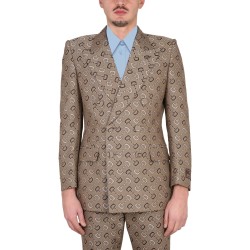 MAXI CLAMP PATTERN COTTON JACKET