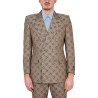 MAXI CLAMP PATTERN COTTON JACKET