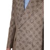 MAXI CLAMP PATTERN COTTON JACKET