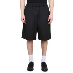 WOOL BLEND BERMUDA SHORTS