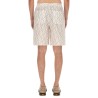 LINEN BERMUDA SHORTS