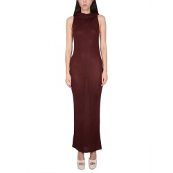 VISCOSE HOODED DRESS