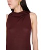 VISCOSE HOODED DRESS