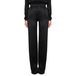 SATIN FLARED PANTS