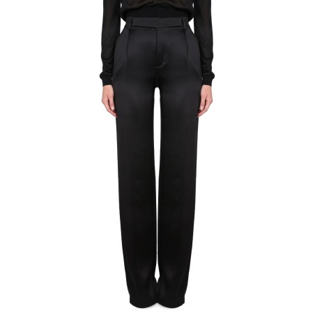 SATIN FLARED PANTS