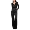SATIN FLARED PANTS