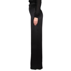 SATIN FLARED PANTS