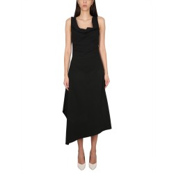 ASYMMETRICAL MIDI DRESS