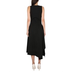 ASYMMETRICAL MIDI DRESS