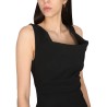 ASYMMETRICAL MIDI DRESS