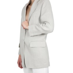 COTTON CRêPE JACKET.