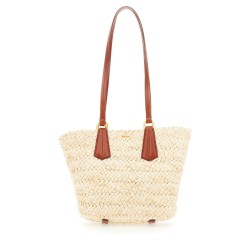 STRAW BUCKET BAG