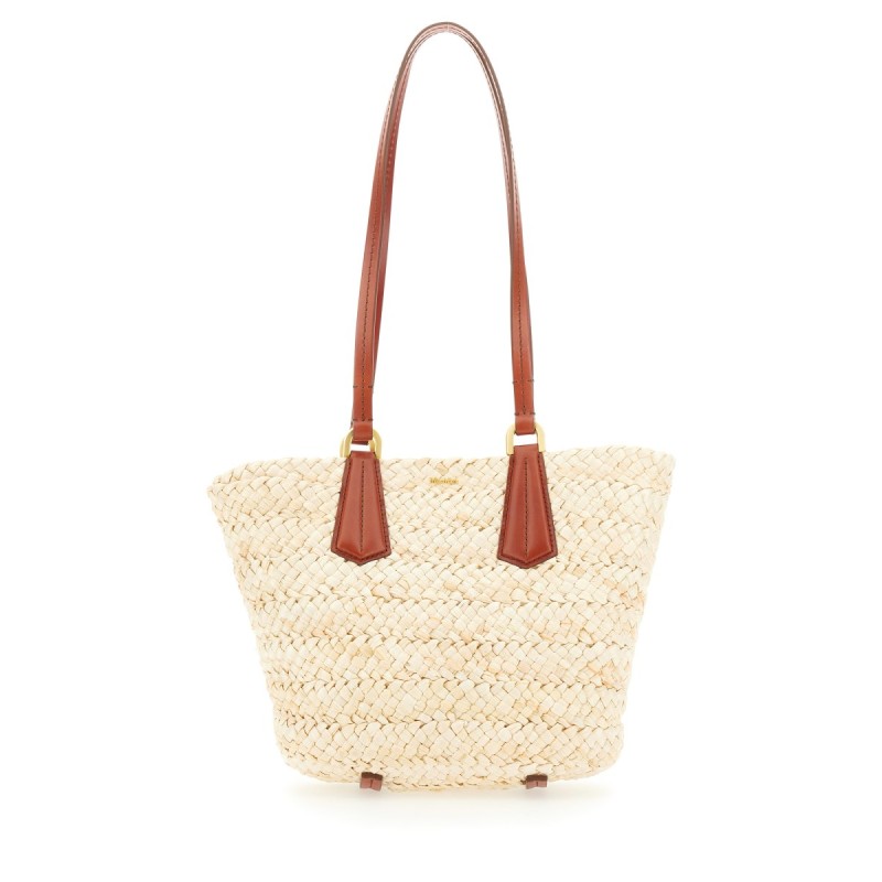 STRAW BUCKET BAG