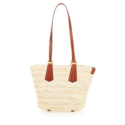 STRAW BUCKET BAG