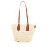 STRAW BUCKET BAG