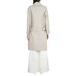 LINEN AND JERSEY DUSTER