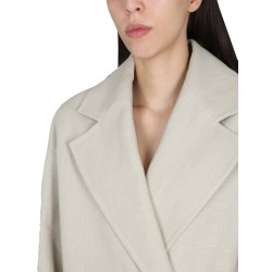 LINEN AND JERSEY DUSTER